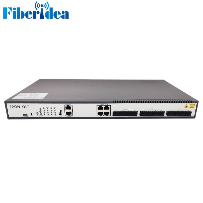 8 יציאות מסוף קו אופטי EPON OLT